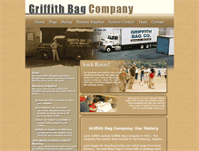 Tablet Screenshot of griffithbag.com